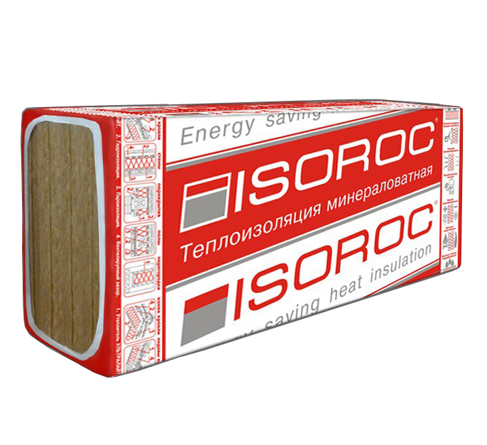 Утеплитель ISOROC Изолайт-ЛЮКС 1000х600х50 мм