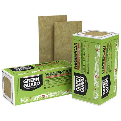 Базальтовая вата GreenGuard Универсал 110х600х1200